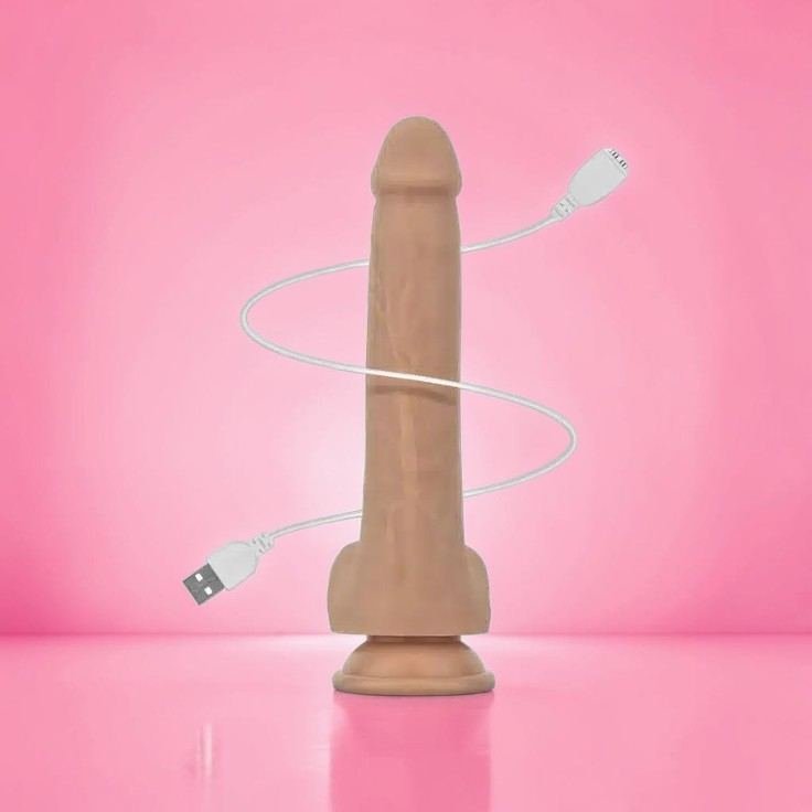 قضيب هزاز سيليكون طبي أملس بشاحن USB — صورة 2