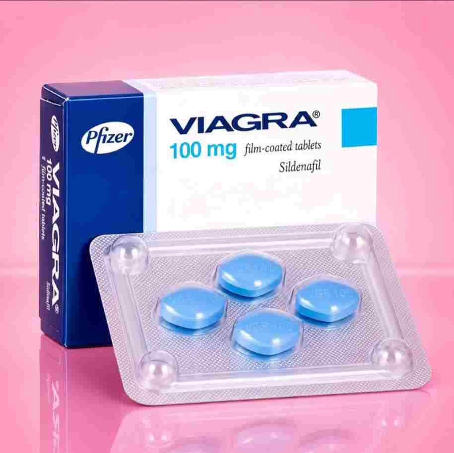 علبة فياجرا وشريط الحبات
