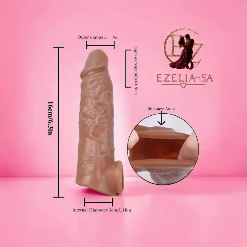 كاندوم لحمي سيليكون(EZELIA-SA) - صناعة ألمانية رقم واحد
